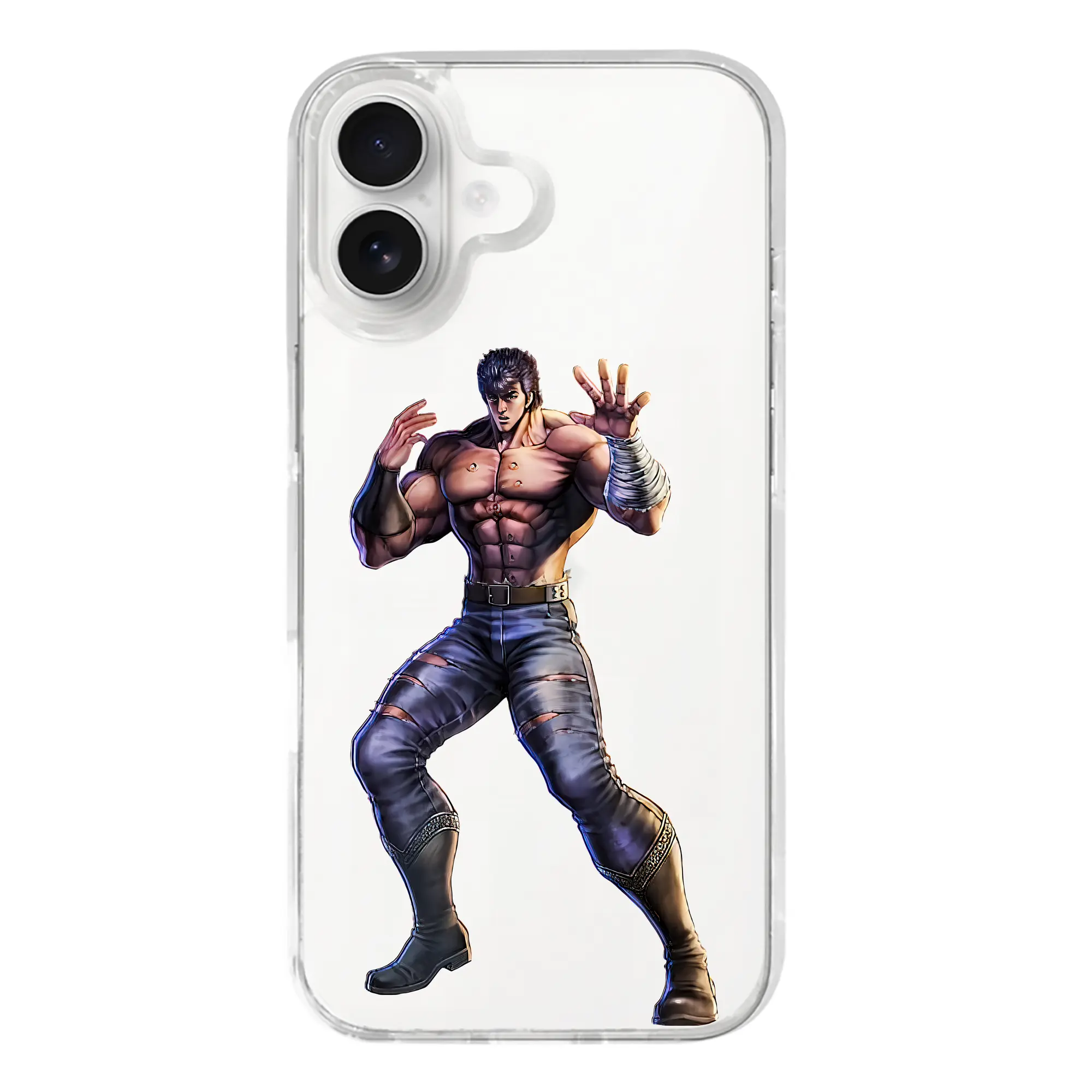 北斗の拳 グッズ,ケンシロウ - iPhone 17シリーズ 透明スマホケース – 薄型・耐衝撃・精密フィット保護カバー